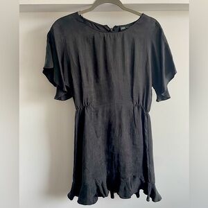 Zara dress M Black short sleeves